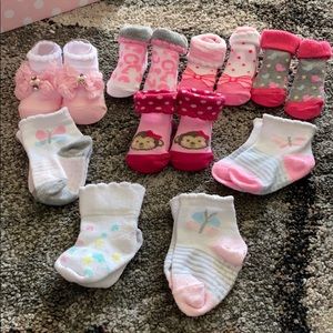 Baby girl socks